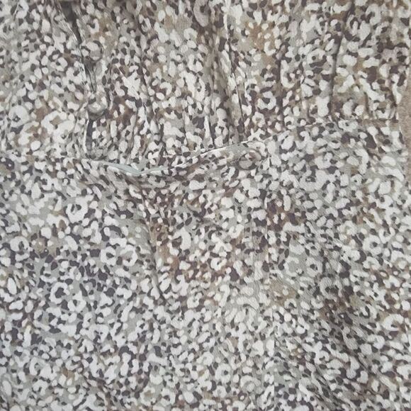 Zara Button Front Animal Print Mini Dress. Size S. - Picture 6 of 11